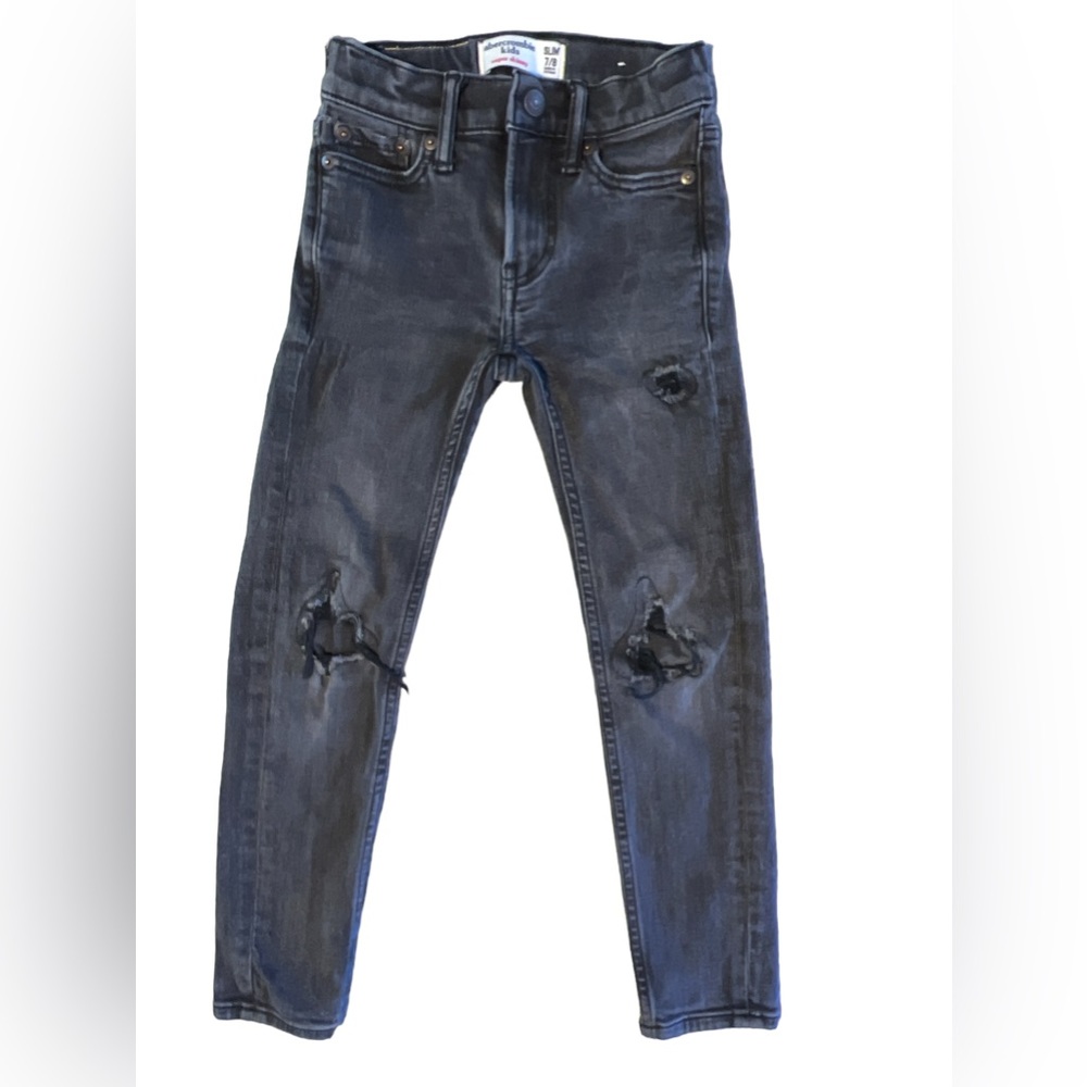 abercrombie kids ripped super skinny jeans 7-8 Slim